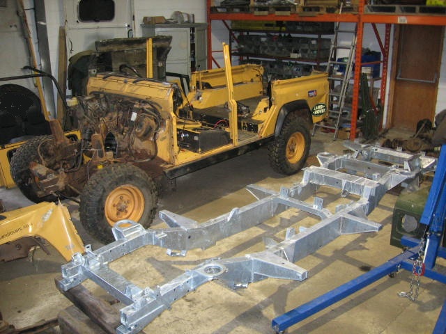 Camel Trophy 110 Chassis Replacement