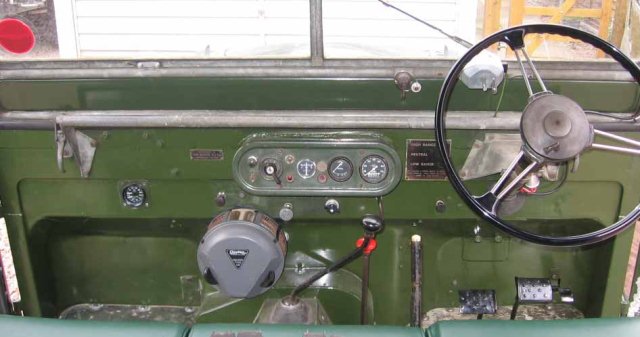 1949 Land Rover Series One 80 Dashboard